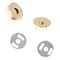 12 Pack: Gold Magnetic Purse Snap by Loops & Threads™